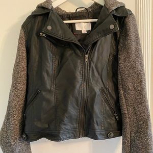 Xhilaration faux leather Moto jacket